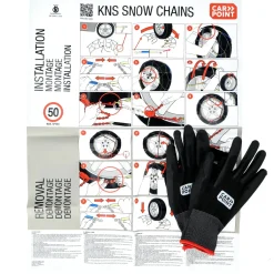Carpoint Sneeuwkettingen<Flexibele sneeuwketting 9mm voor personenauto's