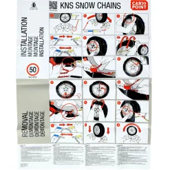 Carpoint Sneeuwkettingen>Flexibele sneeuwketting 9mm voor personenauto's