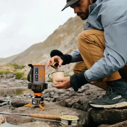 Jetboil Barbecues & Kooktoestellen<Gasbrander Flash 1,0L met windbescherming
