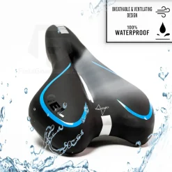 Voltano Fietszadels<Gel Fietszadel Met Uitsparing Blauw