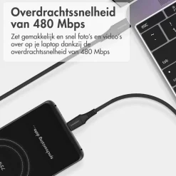 Imoshion Stekkers & Kabels<Gevlochten USB-C naar USB-C kabel