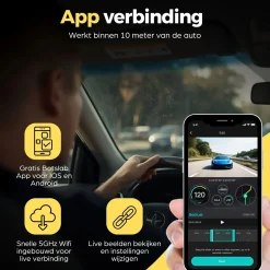 Botslab Dashcams>G980H 4CH 4K Wifi GPS 128gb 360 graden dashcam