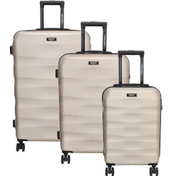 Beagles Originals Koffers & Trolleys<Go Travel - Kofferset 3-delig - 74/66/55cm Champagne