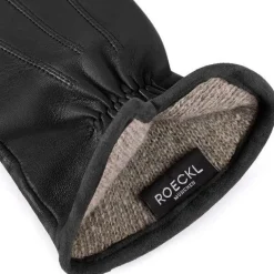 DAMES Roeckl Handschoenen>Hamburg - Damens handschoenen - Leer/Wol/Cashmere