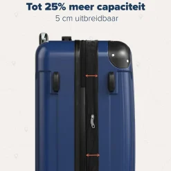 Trvlmore Koffers & Trolleys>Handbagage Koffer – 45L – Zwart