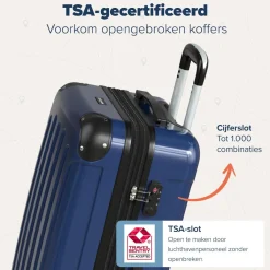 Trvlmore Koffers & Trolleys>Handbagage Koffer – 45L – Zwart