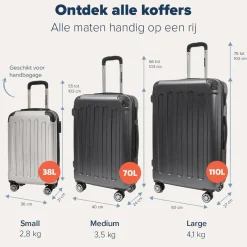 Trvlmore Koffers & Trolleys<Handbagage Koffer – 38L – Champagne