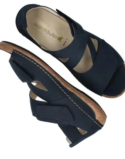 Waldlaufer Sandalen & Slippers|Wandelsandalen<Heliett Sandalen Dames Blauw