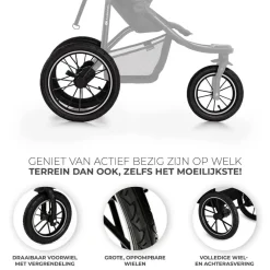 Kinderkraft Buggy'S<Helsi2 - Buggy Zwart