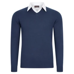 Heren Cappuccino Italia Truien>Heren Mock Pullover