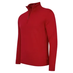 Cappuccino Italia Truien<Heren Bergamo Zip Pullover Rood