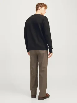 Jack & Jones Truien<Heren Bradfort Knit Crew Neck Zwart