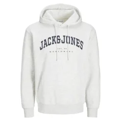 Jack & Jones Truien<Heren Caleb Sweat Hood Wit