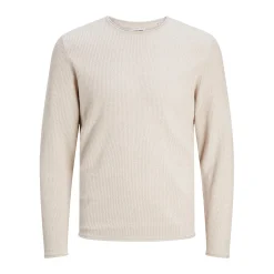 Jack & Jones Truien<Heren Cooper Knit Crew Neck Beige