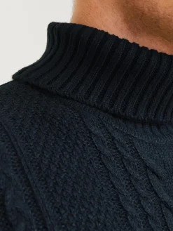 Jack & Jones Truien<Heren Craig Knit Roll Neck Blauw