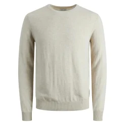 Jack & Jones Truien<Heren Emil Knit Crew Neck Beige