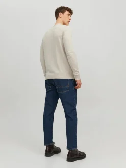 Jack & Jones Truien<Heren Emil Knit Crew Neck Beige