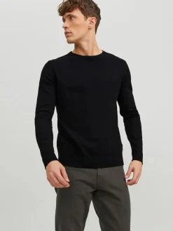Jack & Jones Truien<Heren Emil Knit Crew Neck Zwart