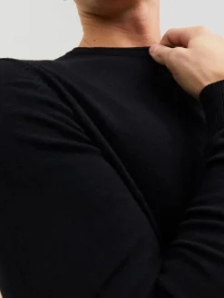 Jack & Jones Truien<Heren Emil Knit Crew Neck Zwart