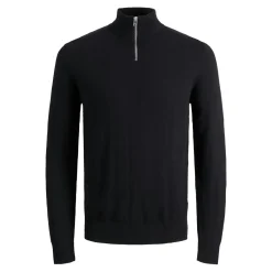 Jack & Jones Truien<Heren Emil Knit Half Zip Zwart