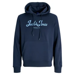 Jack & Jones Truien<Heren Jor Time Sweat Hood Blauw