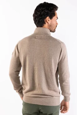 Presly & Sun Truien<Heren Lewis Knitted Pullover Taupe