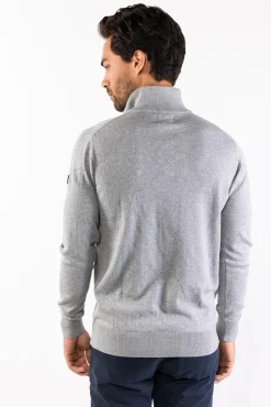 Presly & Sun Truien<Heren Lewis Knitted Pullover Grijs