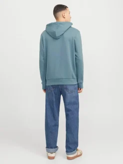 Jack & Jones Truien<Heren Luke Sweat Hood Blauw