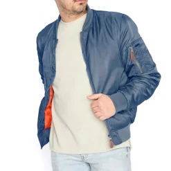 Cappuccino Italia Winterjassen<Heren Navy Seal Jacket Blauw