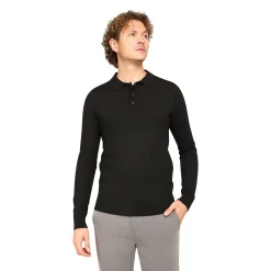 Solution Truien<Heren Ralf Polo Knit Zwart