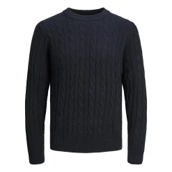 Jack & Jones Truien<Heren Ross Knit Crew Neck Blauw