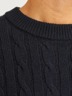 Jack & Jones Truien<Heren Ross Knit Crew Neck Blauw