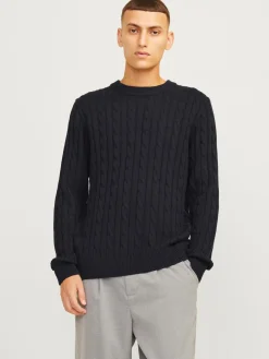 Jack & Jones Truien<Heren Ross Knit Crew Neck Blauw