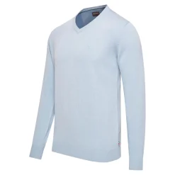 Cappuccino Italia Truien<Heren Salerno Pullover Lichtblauw