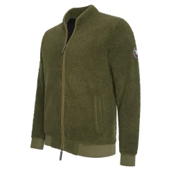 Cappuccino Italia Vesten<Heren Sherpa Fleece Vest Groen