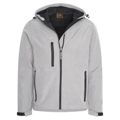 Cappuccino Italia Softshell Jassen<Heren Softshell Hooded Jacket Grijs