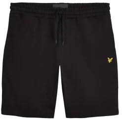 Lyle & Scott Afritsbroeken|Korte Broeken<Heren Sweat Short Zwart