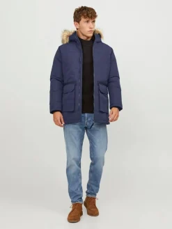 Jack & Jones Parka'S<Heren Wing Parka Blauw