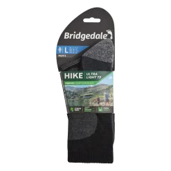 Heren Bridgedale Sokken|Wandelsokken>Hike Ultralight T2 Merino Crew