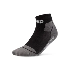 Cep Sokken|Wandelsokken<Hiking Light Merino Low-Cut Compressie Zwart-Grijs