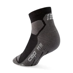 Cep Sokken|Wandelsokken<Hiking Light Merino Low-Cut Compressie Zwart-Grijs
