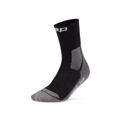 Cep Sokken|Wandelsokken<Hiking Light Merino Mid-Cut Compressie Zwart-Grijs
