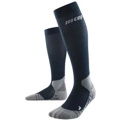 Cep Sokken<Hiking Light Merino Tall Compressie - Heren Donkerblauw - Zwart