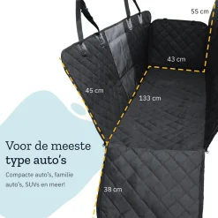 All 4 Pets Supply Autobenches & Accessoires<Hondendeken Auto Waterdicht -Hondenmand Achterbank