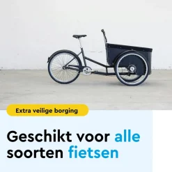 Brasq Bagagedragers>Hondenfietskar – Opvouwbaar –Max. 40 kg-Rood/zwart