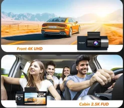 Wolfbox Dashcams<i17 3CH 4K Wifi GPS 64gb dashcam
