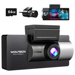Wolfbox Dashcams<i17 3CH 4K Wifi GPS 64gb dashcam