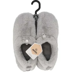 Apollo Pantoffels & Sloffen|Pantoffels & Sloffen<Imitatiebont - Dames - Pantoffels Grijs