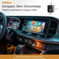 Drivv. Draadloze Ontvangers<2in1 CarPlay Dongle - Apple CarPlay