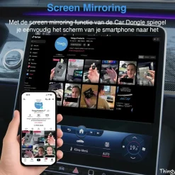 Thingy Draadloze Ontvangers<4-in-1 CarPlay & Android Auto Dongle